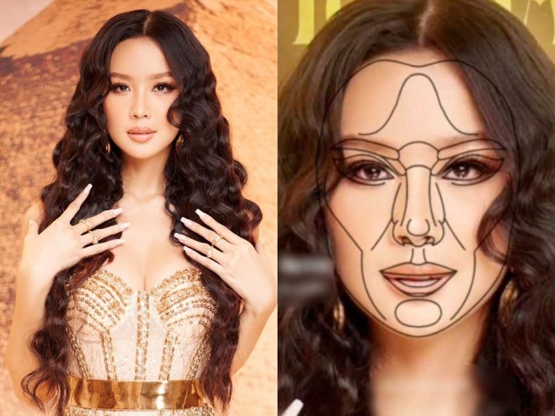 Miss Intercontinental 2022 Bảo Ngọc mặt có chuẩn tỉ lệ vàng?-2