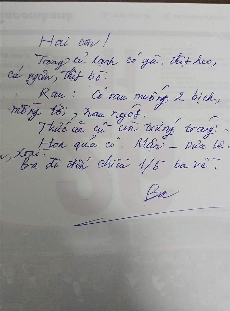 Những lá thư tay bố chồng viết cho 2 con khiến dân mạng xúc động-3