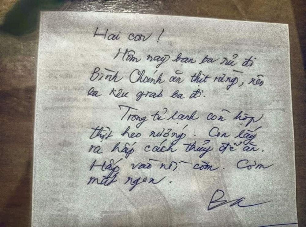 Những lá thư tay bố chồng viết cho 2 con khiến dân mạng xúc động-4