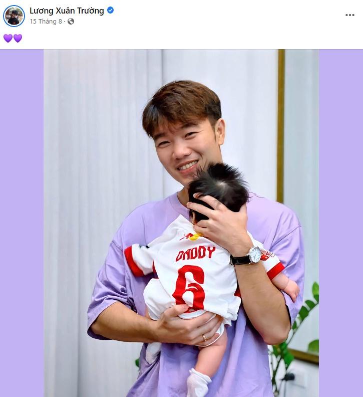 Ảnh hiếm Xuân Trường bên con, diện mạo nhóc tỳ gây tò mò-4