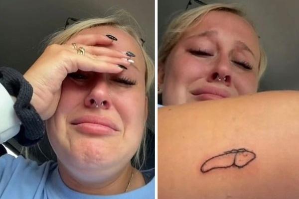 Clip: Cô gái bật khóc vì hình xăm đôi thảm họa với bạn thân-1