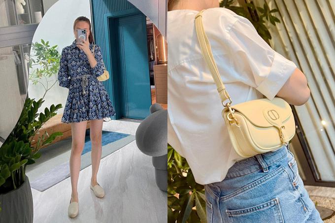 Đàm Thu Trang khoe túi Dior hàng hiếm-3