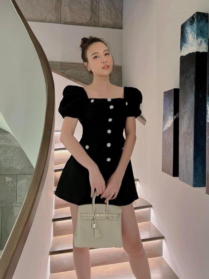 Đàm Thu Trang khoe túi Dior hàng hiếm-6
