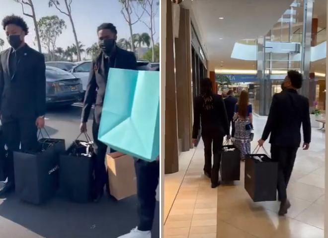 Nữ tỷ phú Việt đi sắm hàng hiệu, mang theo 4 vệ sĩ chỉ để xách đồ-1