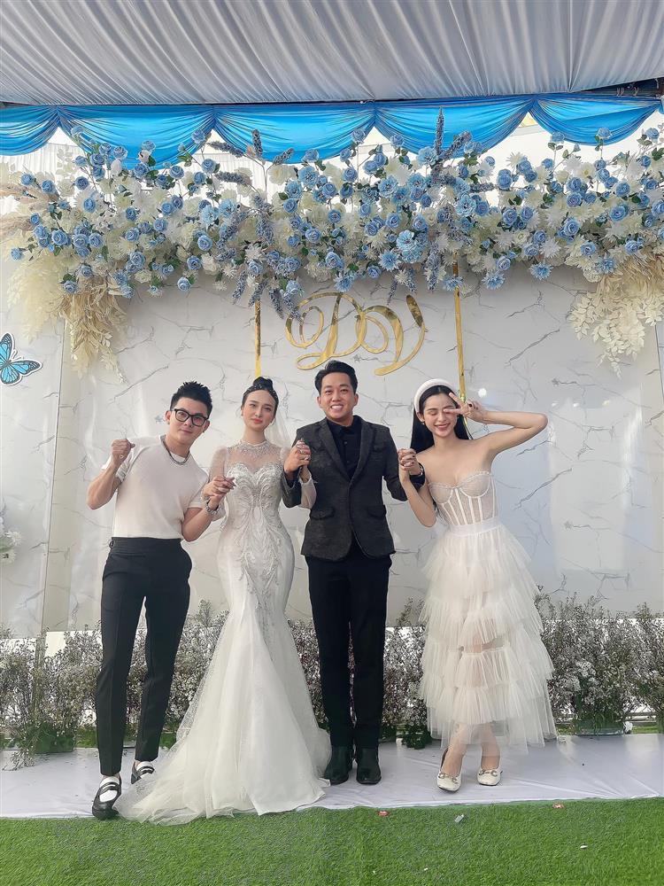 Á hậu chuyển giới lên đồ đi đám cưới lấn lướt cả cô dâu-1