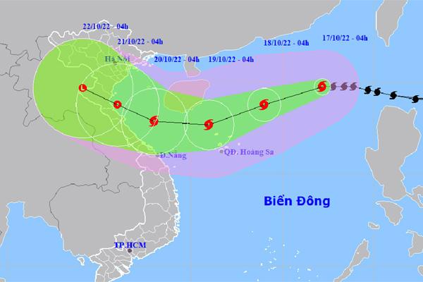 Bão số 6 (bão Nesat) giật cấp 14 quần thảo Biển Đông, sóng biển cao đến 10m-1