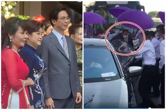 Ăn hỏi Đỗ Mỹ Linh: Ảnh hiếm vợ chồng bầu Hiển, chục vệ sĩ che chắn