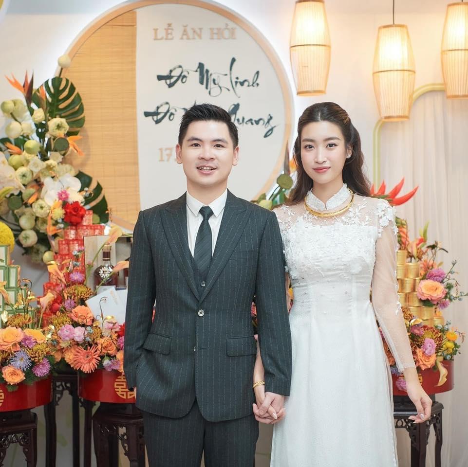 Đỗ Mỹ Linh và sao Việt cưới doanh nhân phải che ô bảo đảm riêng tư-1