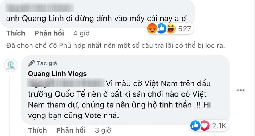 Quang Linh Vlog phản ứng khi được khuyên đừng ủng hộ Thiên Ân-3