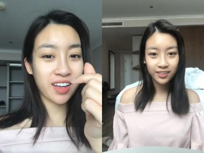 Ngắm mặt mộc hoa hậu trên livestream-15