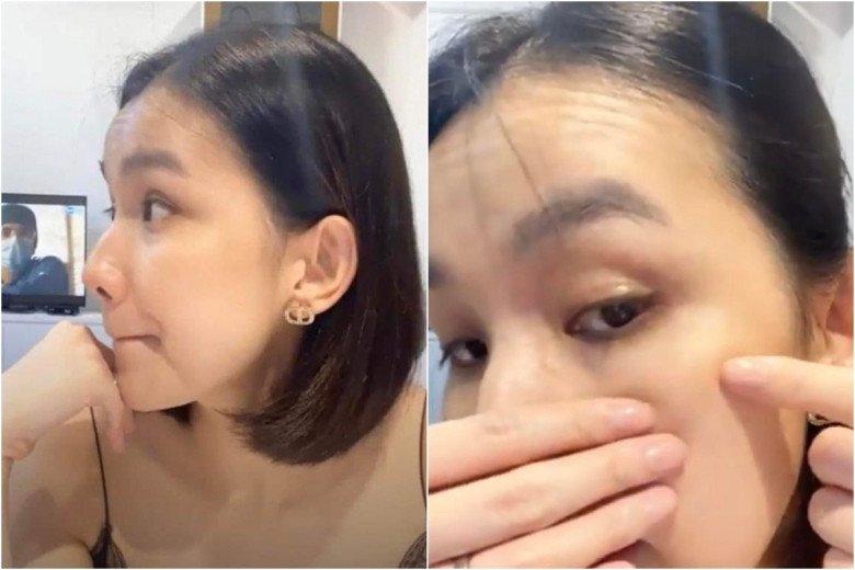 Ngắm mặt mộc hoa hậu trên livestream-6