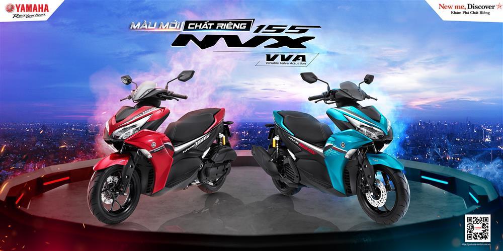 Yamaha NVX ra mắt thêm nhiều màu xe mới