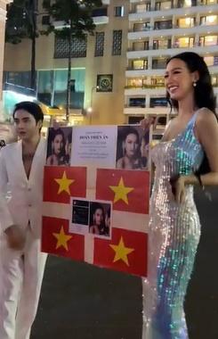 Bắt gặp Tân hoa hậu Liên lục địa Bảo Ngọc trên phố, sắc vóc ra sao?-1