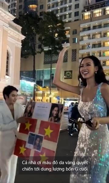 Bắt gặp Tân hoa hậu Liên lục địa Bảo Ngọc trên phố, sắc vóc ra sao?-3