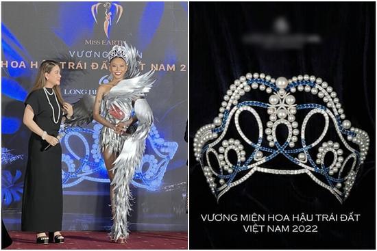 Thạch Thu Thảo nhận vương miện, khoe quốc phục để thi Miss Earth