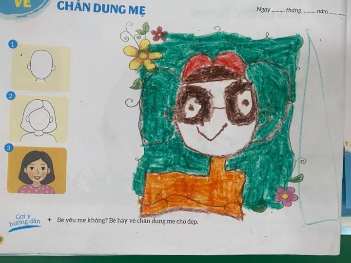Giật mình xỉu ngang với các bức tranh bé vẽ tặng mẹ ngày 20/10-5