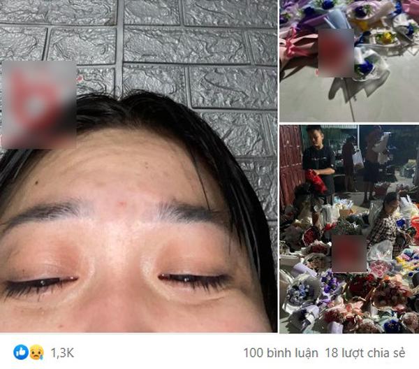 Quầy hoa 20/10 bị tạt mắm tôm, cô gái nức nở: Đó là tất cả vốn liếng em-3