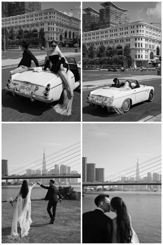 Ảnh cưới Lê Âu Ngân Anh: Chú rể hôn vai cô dâu cực tình tứ-3