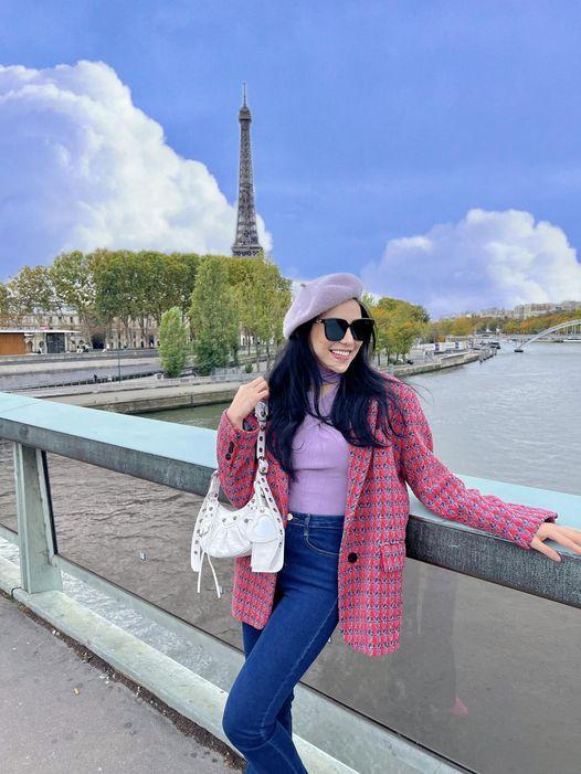 Lưu Đê Ly sang Pháp chụp ảnh cưới sau 3 năm lấy ông xã DJ-2