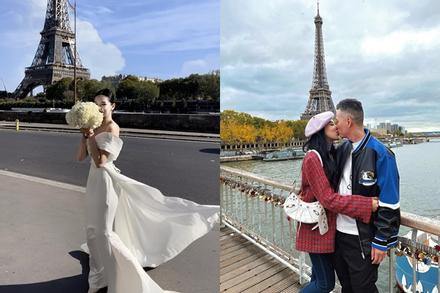 Lưu Đê Ly sang Pháp chụp ảnh cưới sau 3 năm lấy ông xã DJ