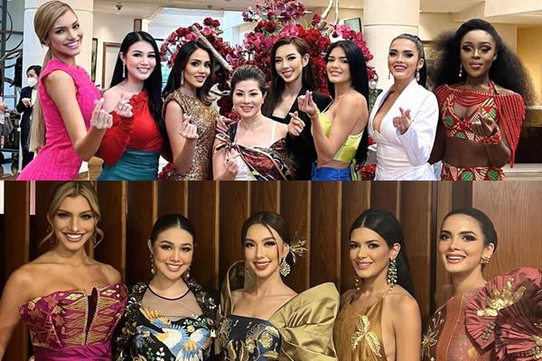 Thùy Tiên nhỏ xíu, như học sinh bên Miss Grand 2019-11