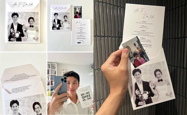 Diệu Nhi - Anh Tú gửi thiệp giản dị bất ngờ khi cưới ở Hà Nội-4