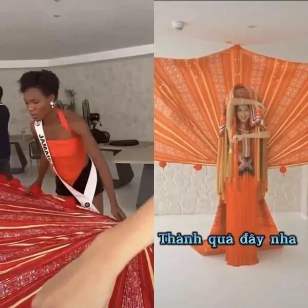 Ngoài Thiên Ân Miss Grand, Việt Nam nhiều lần trục trặc quốc phục-12