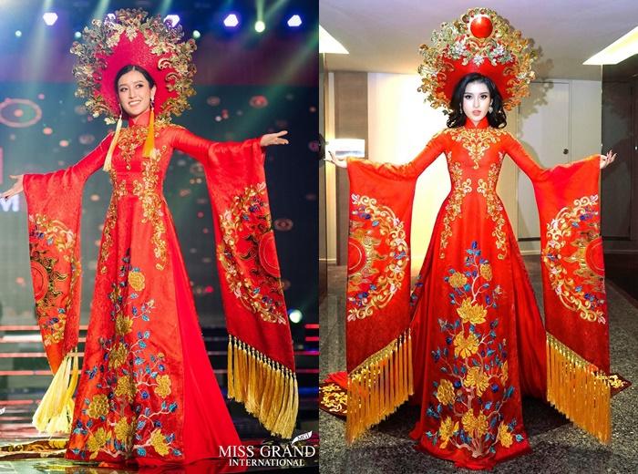 Quốc phục Việt tại Miss Grand: Thiên Ân có lặp lại được kỳ tích?-5