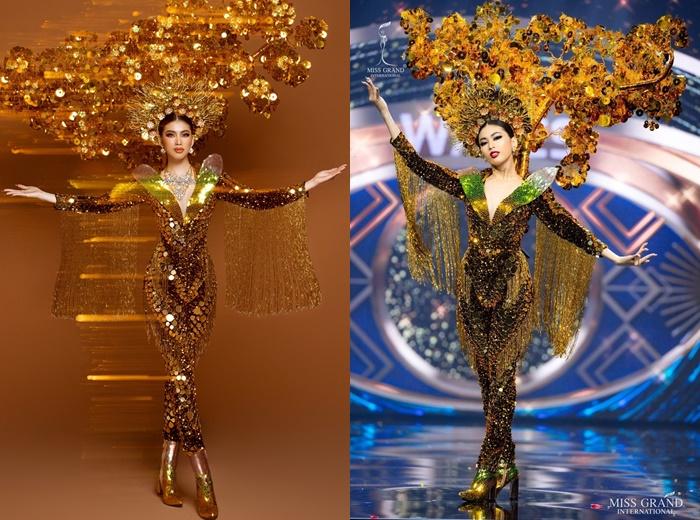 Quốc phục Việt tại Miss Grand: Thiên Ân có lặp lại được kỳ tích?-8