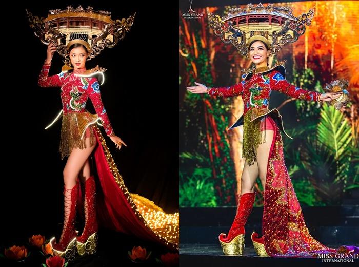 Quốc phục Việt tại Miss Grand: Thiên Ân có lặp lại được kỳ tích?-7