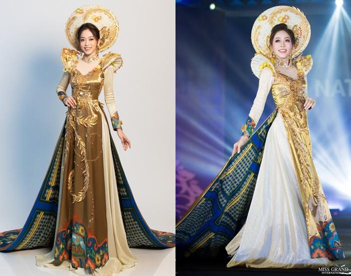 Quốc phục Việt tại Miss Grand: Thiên Ân có lặp lại được kỳ tích?-6