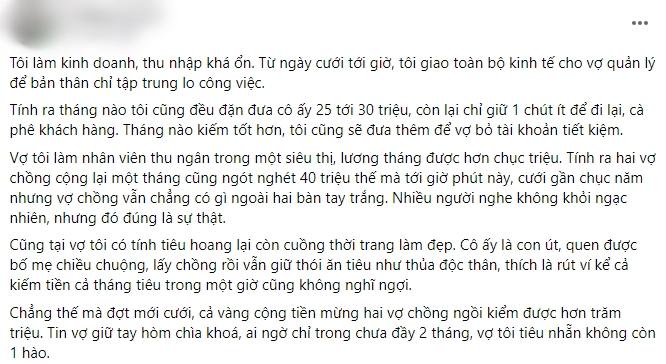 Con ốm không có tiền nhập viện, vợ giấu mấy chục triệu đi gọt cằm-1