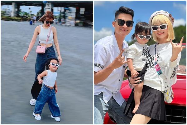 Con gái Mạc Văn Khoa 2 tuổi sở hữu bộ sưu tập đồ bơi cực khủng-11