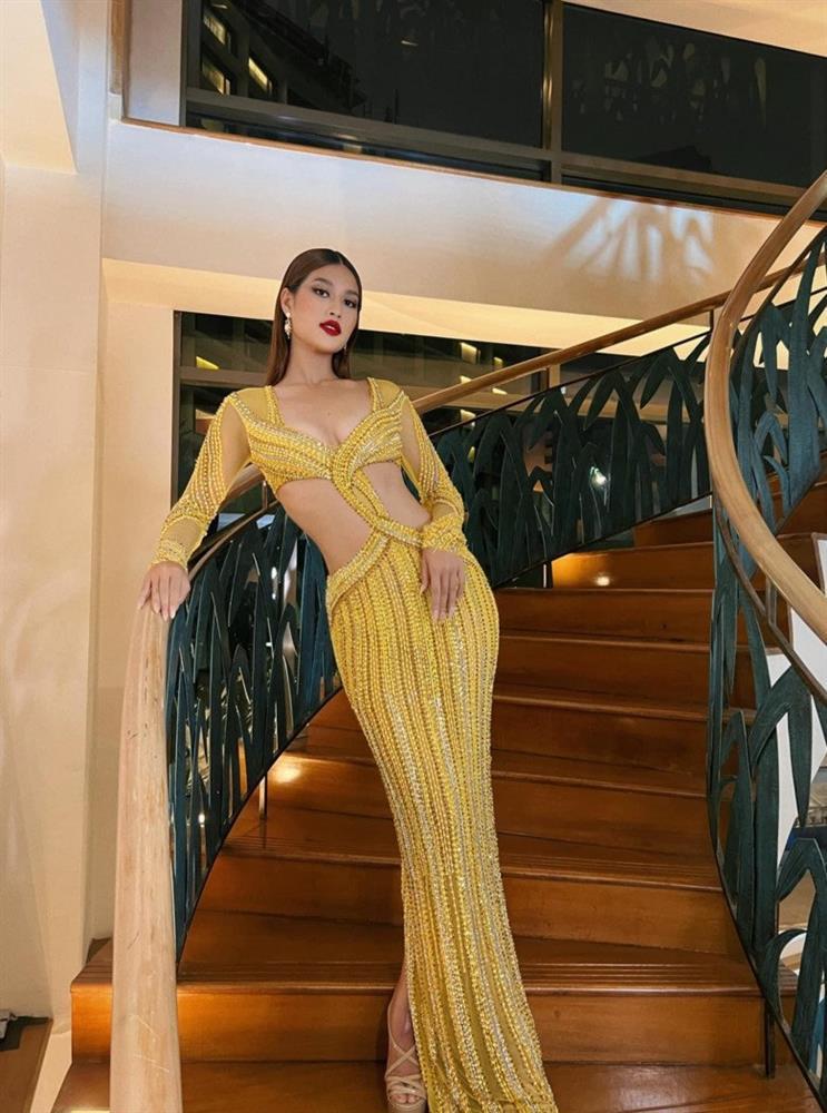 Hé lộ đầm dạ hội của Thiên Ân ở bán kết Miss Grand International-2