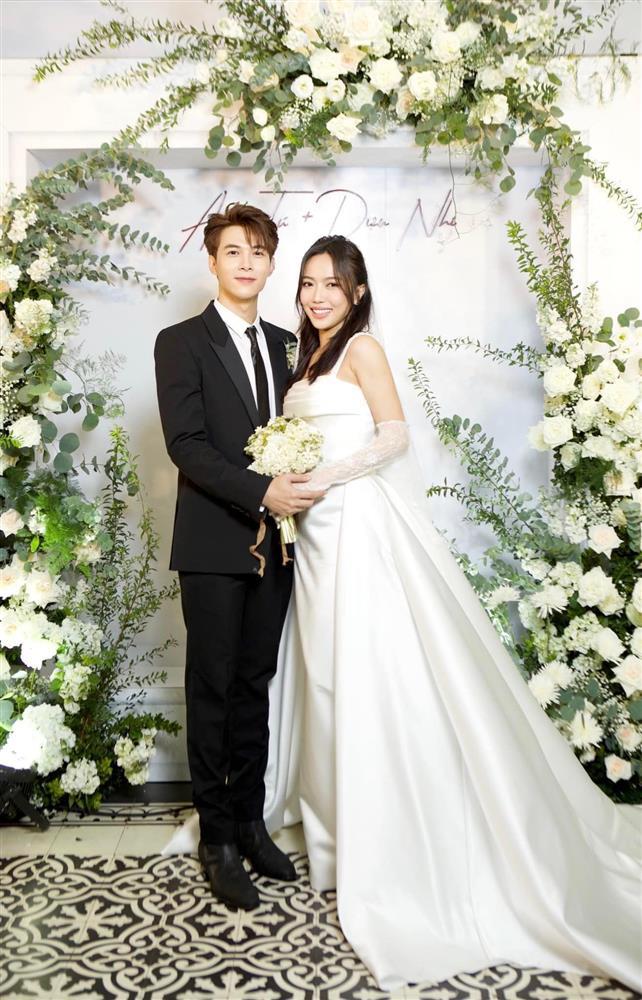 Diệu Nhi - Anh Tú đẹp đôi trong đám cưới ở Hà Nội-3