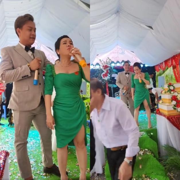 Việt Hương đi ăn cưới mà 5 lần 7 lượt lên đồ át cả cô dâu-1