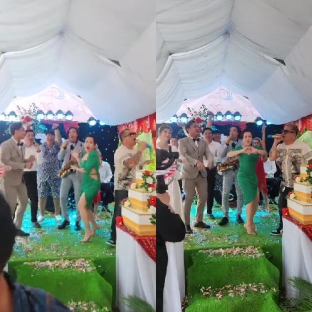 Việt Hương đi ăn cưới mà 5 lần 7 lượt lên đồ át cả cô dâu-2