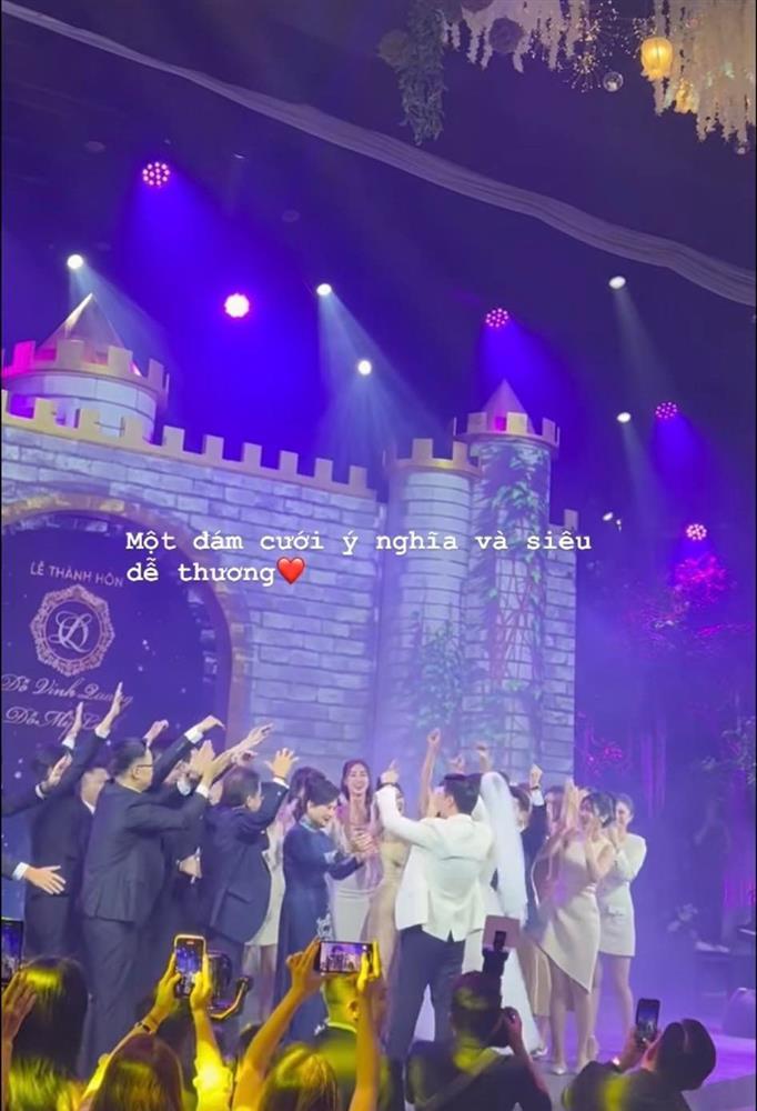 Bầu Hiển cùng Đỗ Vinh Quang, Đỗ Mỹ Linh nhảy dolce trong đám cưới-3