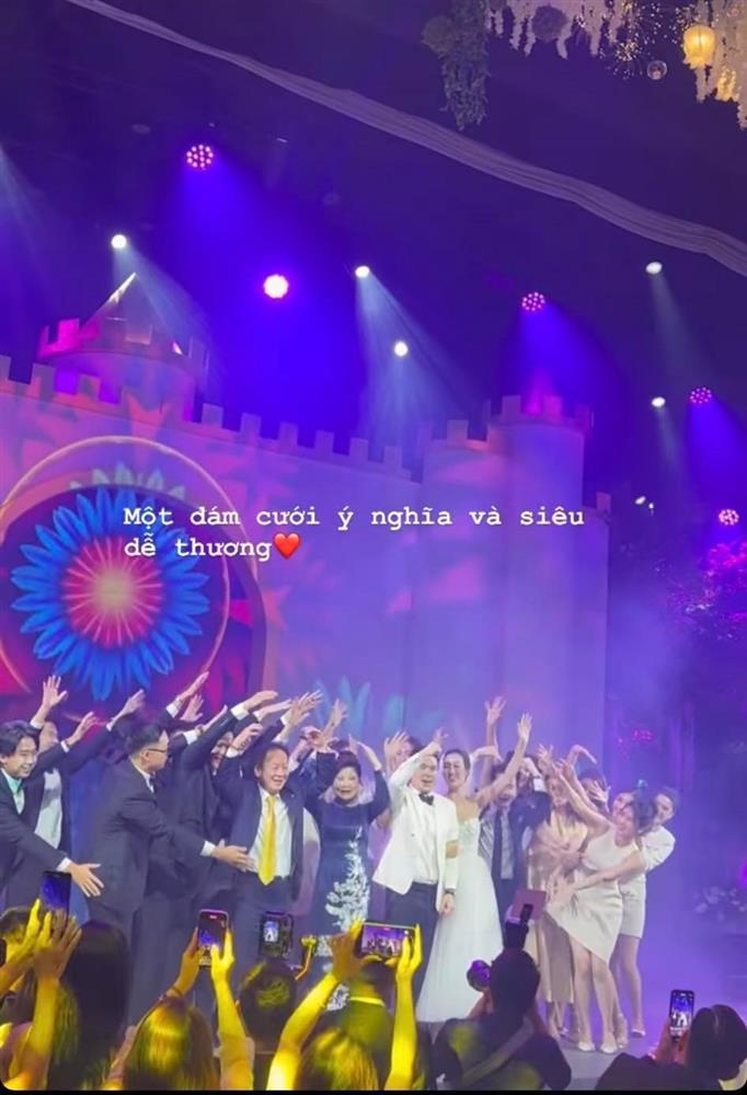 Bầu Hiển cùng Đỗ Vinh Quang, Đỗ Mỹ Linh nhảy dolce trong đám cưới-4