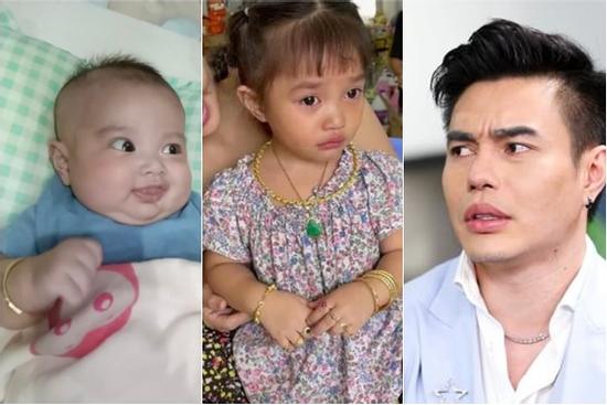 Quý tử Lê Dương Bảo Lâm đeo vàng nặng tay dù mới 2 tháng tuổi