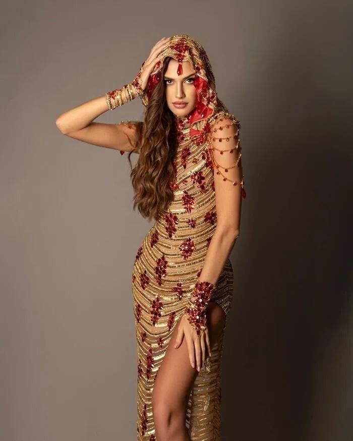 Top đầm dạ hội bán kết Miss Grand: Thiên Ân bị 1 đối thủ lấn át-1