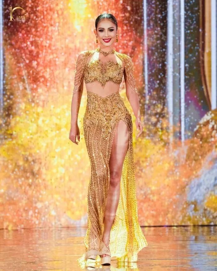 Top đầm dạ hội bán kết Miss Grand: Thiên Ân bị 1 đối thủ lấn át-6