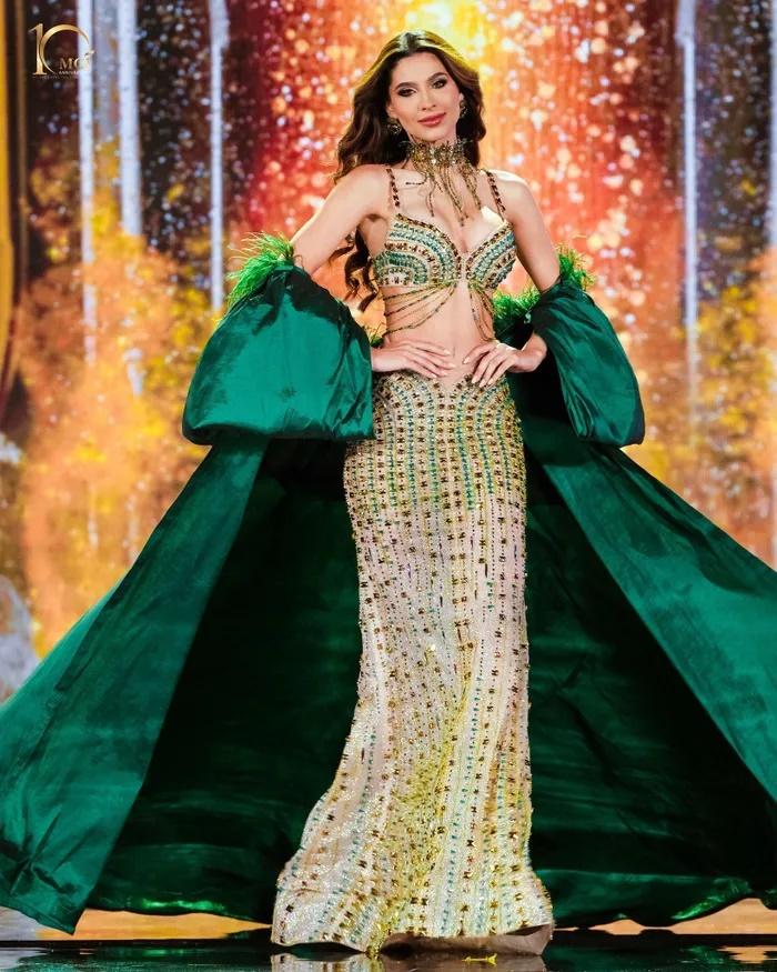 Top đầm dạ hội bán kết Miss Grand: Thiên Ân bị 1 đối thủ lấn át-9