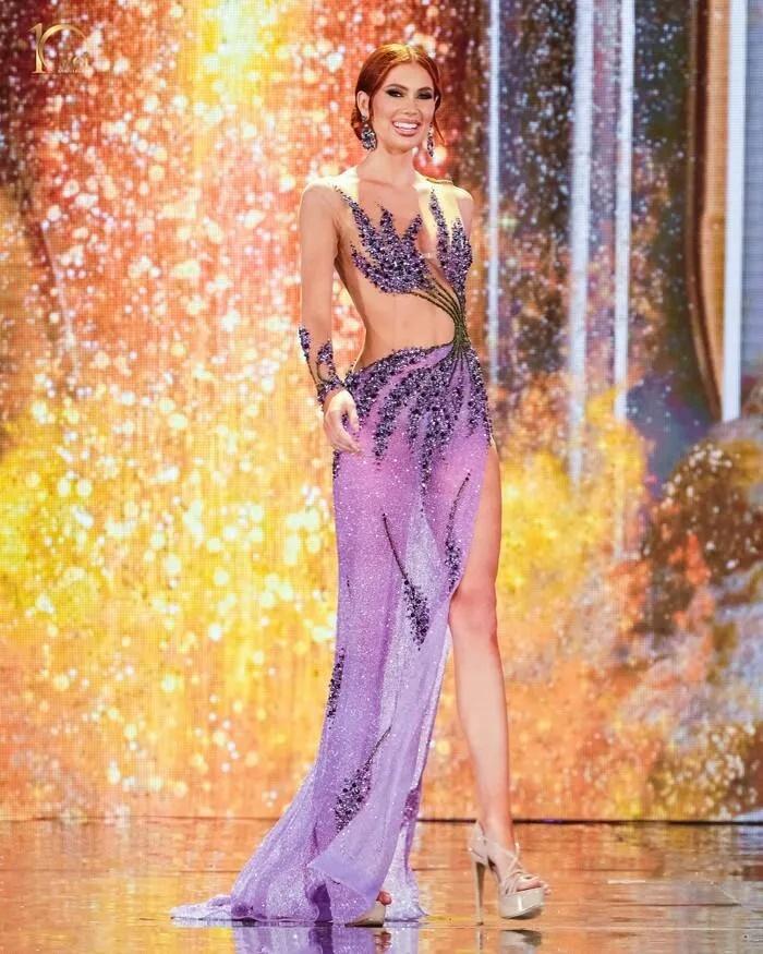 Top đầm dạ hội bán kết Miss Grand: Thiên Ân bị 1 đối thủ lấn át-10