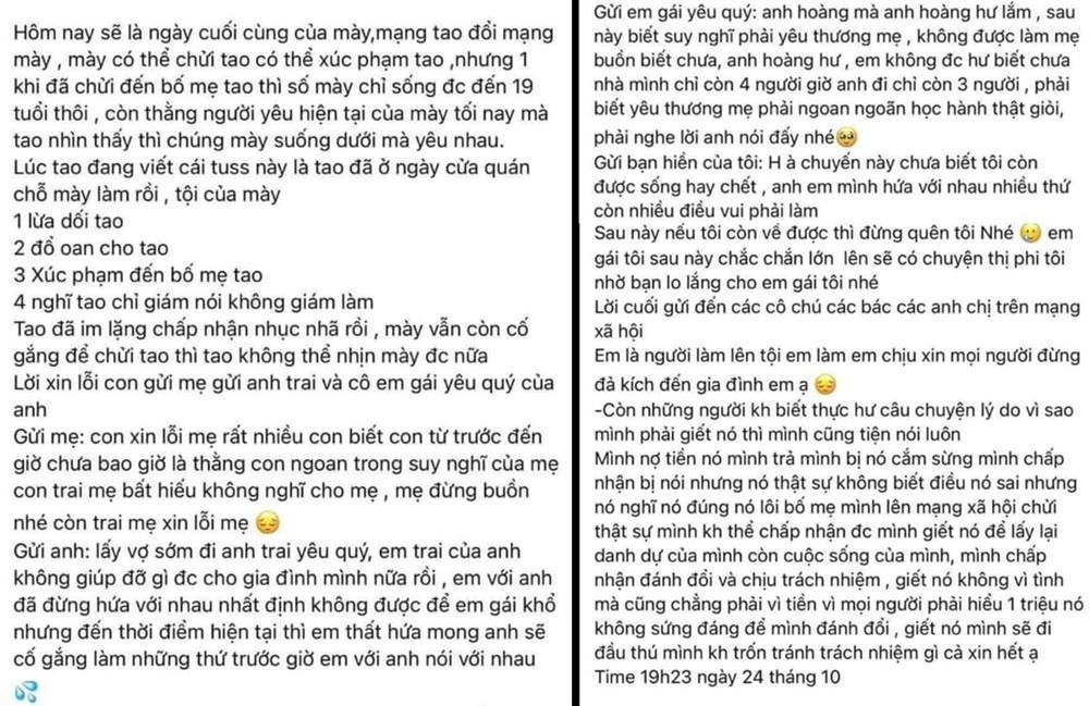 Ớn lạnh thư tuyệt mệnh của kẻ chém đôi nam nữ ở Bắc Ninh-3