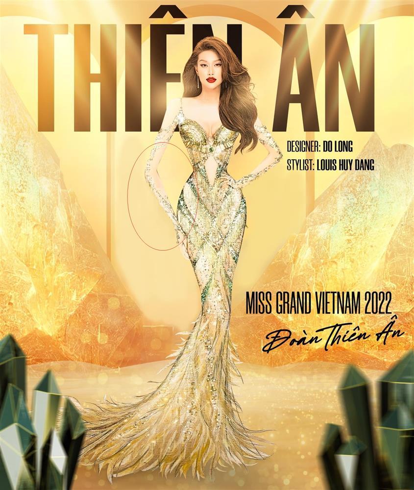 Đầm dạ hội chung kết Miss Grand của Thiên Ân phải sửa gấp?-2