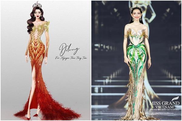 Thùy Tiên bị đứt tay sau phần nhảy mở màn chung kết Miss Grand-3