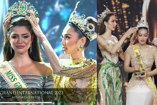 Nhìn lại 9 lần Thùy Tiên trao vương miện cho các tân hoa hậu