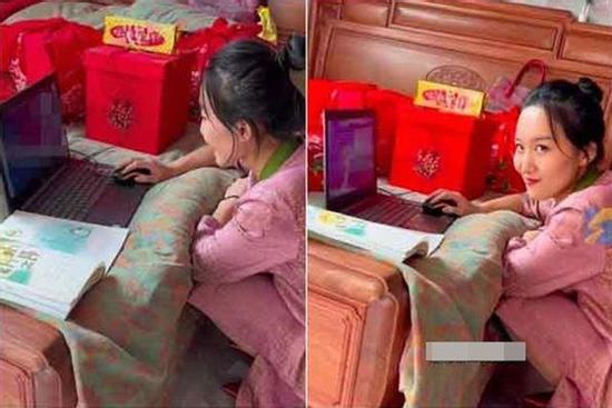 Cô dâu là giáo viên, ngày cưới vẫn tranh thủ làm một việc sửng sốt