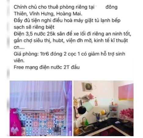 Nhóm sinh viên bị lừa tiền cọc thuê phòng trọ gần 100 triệu-1